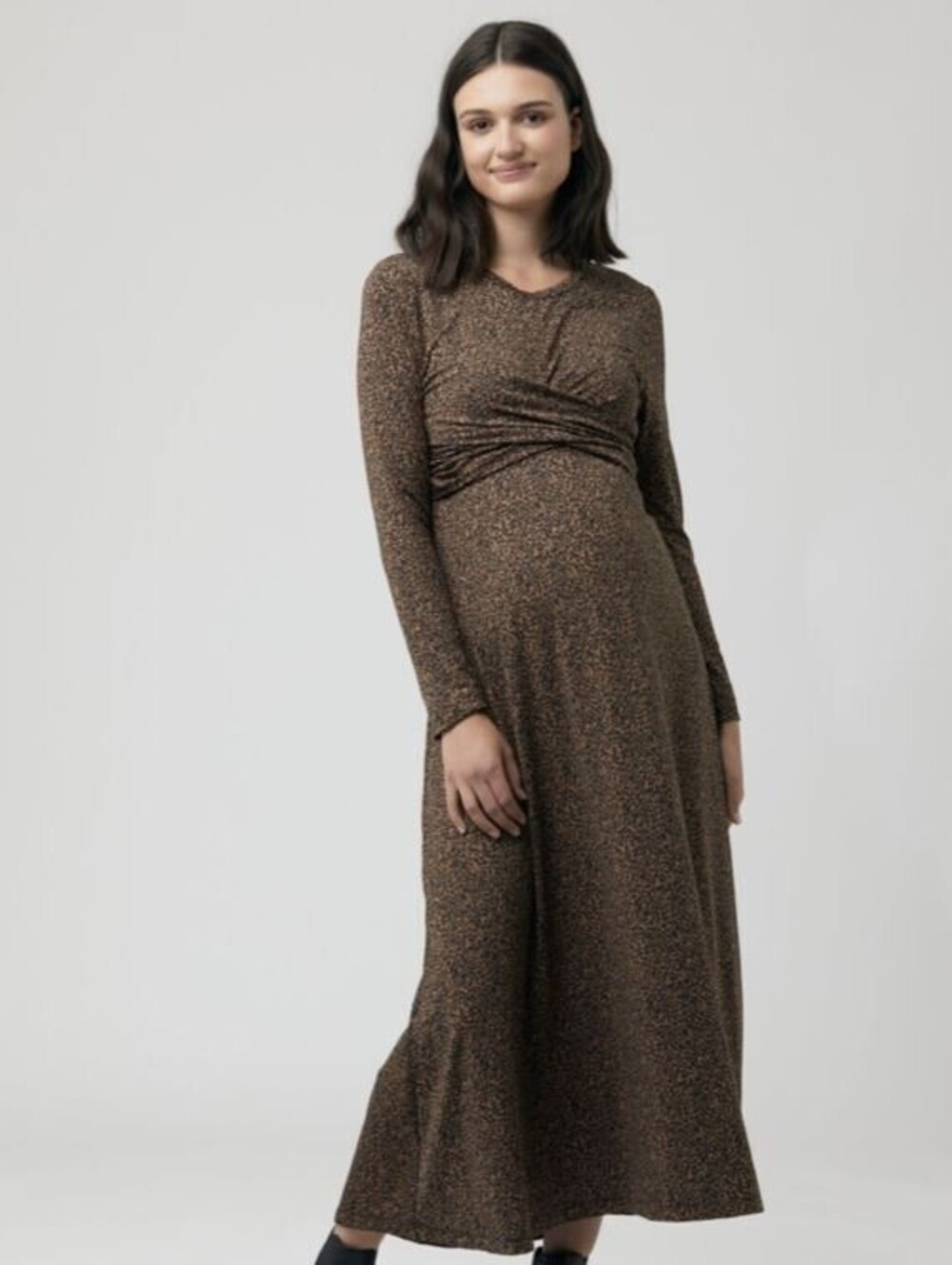 Ripe Maternity - Shae Cross Front Nursing Dress - Sz M